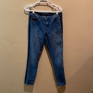 Jeans with line down the side